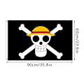 Pikkukuva 6 / 6: SKY FLAG Pirate Monkey D. Luffy Skull Flag 60*90CM Polyester St