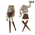 Miniatyrbild 7 av 8: 1 set Kostym Docka Kläder Klänning Modekjol Festklänning för 3 A12