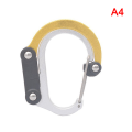 Miniatyrbillede 1 af 5: Hybrid Gear Clip - Karabinhage roterende krog Clip Non-Locking Str Yellow