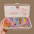 Pikkukuva 5 / 8: 3/10 kpl Bobby Pin Girl Colorful Stars Barrettes Metal Snap Clip E