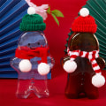Miniatyrbillede 5 af 5: 500ML honningkagemand flaske Bjørn form plastik drikke kop Chris Transparent Bottle