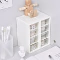 Miniatyrbillede 1 af 8: Desktop kosmetisk opbevaringsboks 4 skuffeenheder Beholderkasse Smal