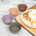 Miniatyrbillede 3 af 8: Silikone Lille Kage Muffin Chokolade Cupcake Liner Bagebæger C 8PCS