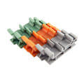 Miniatyrbillede 2 af 5: PCB 25mm DIN-skinnemontering Adapter Kredsløbskort Bracket Holder A1