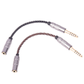 Miniatyrbillede 8 af 8: 4,4 mm afbalanceret han til 3,5 mm stereo hun-adapterkabel 4,4 mm B