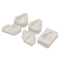 Miniatyrbilde 4 av 8: Jordbærkake Silikonform Fondant Sugarcraft Mold Kjøkken C