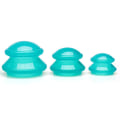 Miniatyrbilde 5 av 5: 1 STK Silikon Anti Cellulite Vakuumsug Massasjekopper Fysio Transparent M