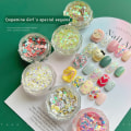 Miniatyrbilde 6 av 8: 1Eske Summer Dopamin Nail Paljetter Flower Star Fragments Nail Ar A