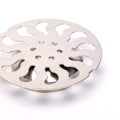 Miniatyrbillede 7 af 8: 1 stk Rustfrit stål gulvafløbsdæksel overløb Rund Anti-tilstopning A6