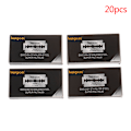 Miniatyrbillede 1 af 5: 20 stk. barberblade til dobbeltkantede barberblade 20 pcs