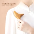 Miniatyrbillede 4 af 5: Træ Trigger Point Massage Gua Sha Tools Brown