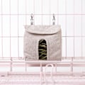Miniatyrbillede 6 af 8: Hanging Pouch Feeder Høposeholder Foderdispenserbeholder Coffee M