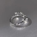 Miniatyrbilde 5 av 5: Gothic Open Snake Ring Justerbare Dyringer For Menn Kvinner Fa