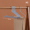 Miniatyrbild 1 av 8: Metal Open-end Non-Slip Slacks Byxhängare Byxhängare Org Gray