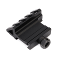 Miniatyrbillede 1 af 5: 45 graders vinkel taktisk offset 20 mm skinnemontering Quick Release
