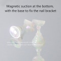 Miniatyrbild 5 av 8: Aurora Magnetic Nail Art Practice Display Stand Tip Holder Acry 01
