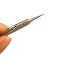 Miniatyrbillede 6 af 8: Rustfrit stål buet spids tyndt blad icle saks negle klip