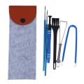 Miniatyrbild 6 av 8: Keyboard Cleaning Tool Kit Metall Keycap Puller Stamhållare Swit B