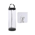 Miniatyrbillede 1 af 5: Hjemmekøbmandsposeholder Vægmonteret Mesh-plastikposedispenser T Gray