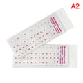 Ryska Transparent Keyboard Stickers Språkalfabetet Rose red