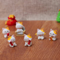 Pikkukuva 7 / 8: 1kpl e New Year sarjakuva Lucky Cat Micro Landscape Hartsi Cat Micr C