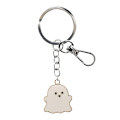 Pikkukuva 3 / 7: Sarjakuva mustavalkoinen Ghost Halloween avaimenperä autolaukku Keyrin White