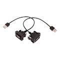 Pikkukuva 8 / 8: Auton kojelaudan uppoasennus USB paneelin jatkokaapelin sovitin Soc B