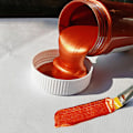 Miniatyrbillede 3 af 5: 100 ml guldmaling metallisk akrylmaling Gold