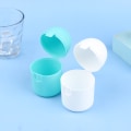 Miniatyrbilde 5 av 5: Menstruasjonskopp Desinfeksjon Oppbevaringsboks Menstruasjonskoppoppbevaring Ba Green