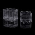 Miniatyrbilde 6 av 8: Double-Deck Clear Fish Breeding Isolation Box Aquarium Fish Tan L