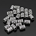Pikkukuva 5 / 5: 24 kpl Viking Runes Set Loose Beads Välihelmet Hiuspunoksiin
