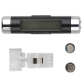 Miniatyrbilde 5 av 5: 2 i 1 bil digital LCD-klokke/temperaturdisplay elektronisk