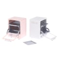 Pikkukuva 3 / 5: 1:12 Dollhouse Mini pystysuora uuni Mikroaaltouuni Keittiön uunivuoka White