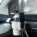 Miniatyrbild 3 av 8: Bil Mugghållare Luftventil Uttag Dryck Kaffe Flaskhållare Telefon Black