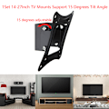 Miniatyrbild 1 av 8: 14-27" TV-fäste LCD LED-skärm Väggfäste Flat Panel Ram S