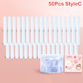 Pikkukuva 1 / 8: 24/50 kpl e cap cover jatke muovinen suoja S 50Pcs StyleC