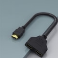 Miniatyrbillede 3 af 8: 1080P HDMI Splitter Adapter Kabel 2 Dual Port Y Splitter 1 i 2