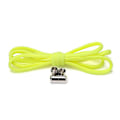 Miniatyrbilde 1 av 5: Elastiske Sneakers skolisser Metal Lock Lazy Laces for Kids and Ad Yellow