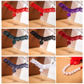 Pikkukuva 3 / 8: Uudet Pearls Rose -koristeilut stringit, kirjontalaukut naisten Black