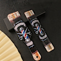 Miniatyrbilde 8 av 8: Retro Print Men Styling Tool Flat Top Kam Hår ting Flatt hår 1
