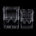 Miniatyrbilde 5 av 8: Double-Deck Clear Fish Breeding Isolation Box Aquarium Fish Tan L