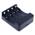 Miniatyrbillede 7 af 8: 4-slot Smart Ni-Zn batteriopladerindikator Ladekabel Sma Black