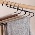 Miniatyrbild 2 av 8: Metal Open-end Non-Slip Slacks Byxhängare Byxhängare Org Gray