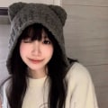 Miniatyrbillede 5 af 8: e Bear Ear Uld Hat Vinter Beanies Varme Snøre-hørebeskyttelse A3