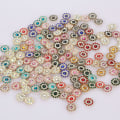 Miniatyrbilde 5 av 8: 25 Stk14mm Blomsterformet Sparkling Button Flatback syduk red