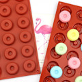 Pikkukuva 3 / 8: 18 Cavity Mini Donut Silikoni- mold Tee-se-itse kakkutarvikkeet