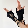 Pikkukuva 5 / 8: 1 Pari Lolita Style Tee-se-itse pitsit röyhelöt Käsineet Makea Gothic Fing A2
