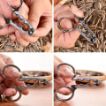 Pikkukuva 8 / 8: Melon Plier Scissor Nut Cracker ruostumaton teräs Walnut Pine Sh
