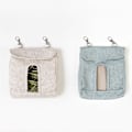 Miniatyrbillede 2 af 8: Hanging Pouch Feeder Høposeholder Foderdispenserbeholder Coffee M