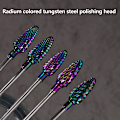 Pikkukuva 6 / 8: Volframiteräksinen Nail Art Drill Bit Geel pedikyyri poisto Rotary M C Radium color